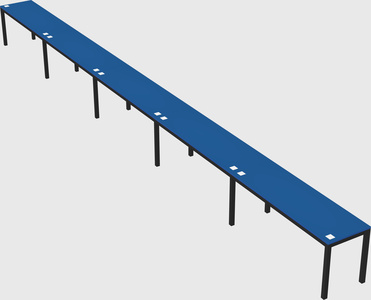 Rectangular desk