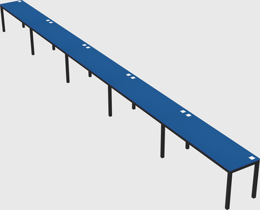 Rectangular desk
