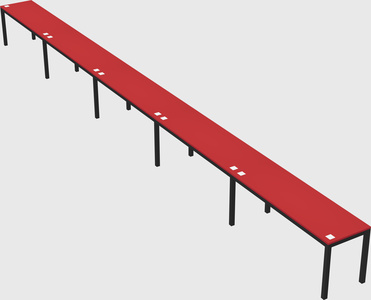 Rectangular desk
