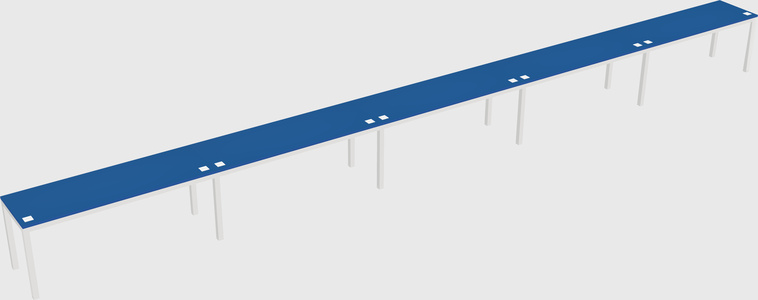 Rectangular desk