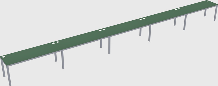 Rectangular desk