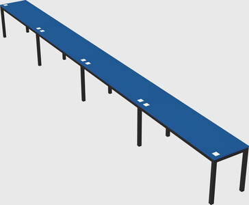 Rectangular desk