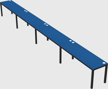 Rectangular desk