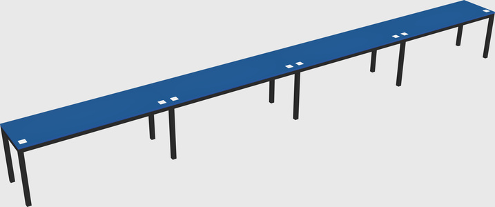Rectangular desk