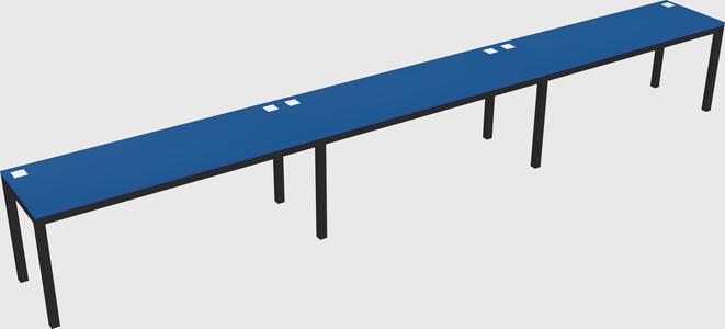 Rectangular desk
