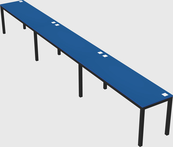 Rectangular desk