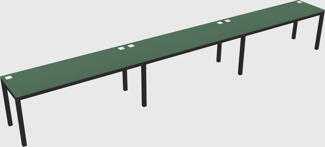 Rectangular desk