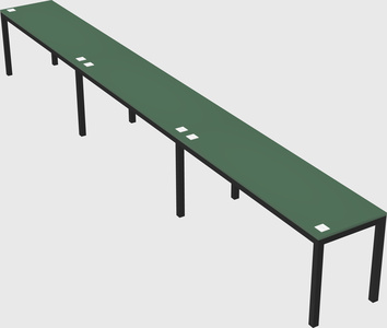 Rectangular desk