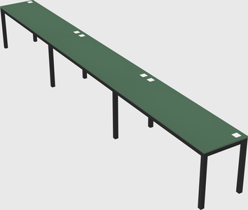 Rectangular desk