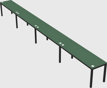 Rectangular desk