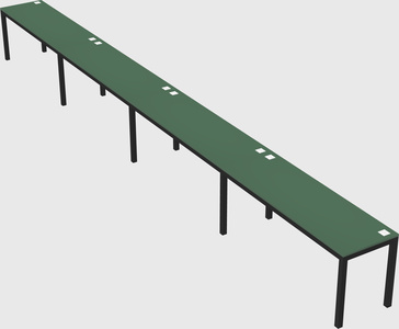 Rectangular desk