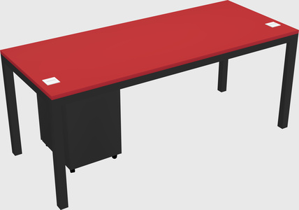 Rectangular desk