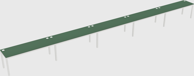 Rectangular desk