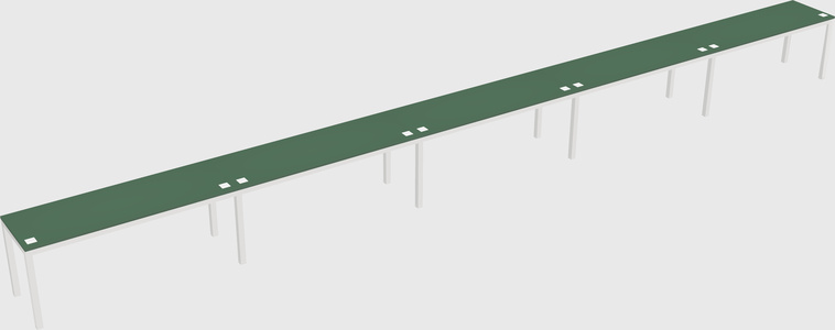 Rectangular desk