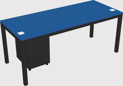Rectangular desk