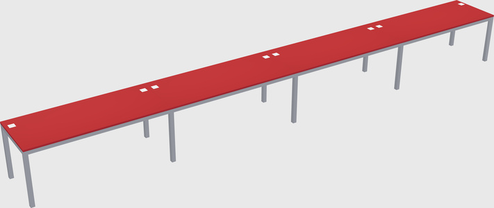 Rectangular desk
