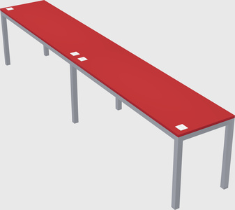 Rectangular desk