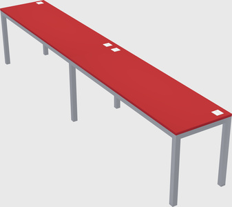 Rectangular desk