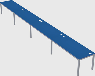 Rectangular desk