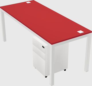 Rectangular desk