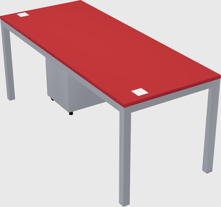 Rectangular desk