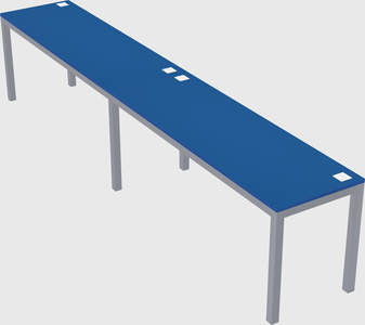 Rectangular desk