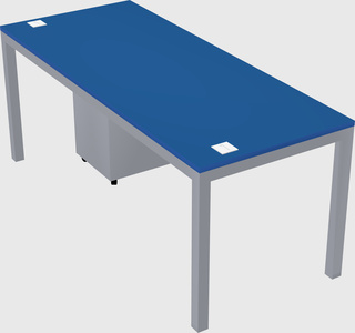 Rectangular desk