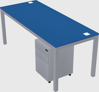 Rectangular desk