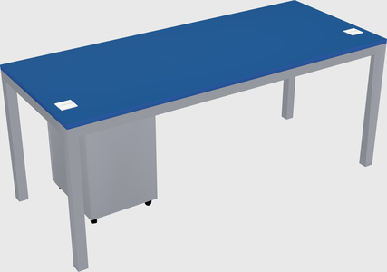 Rectangular desk