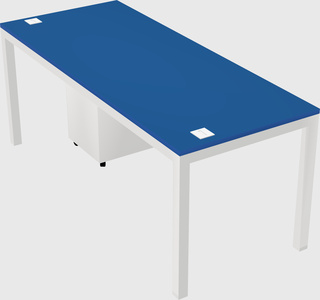 Rectangular desk