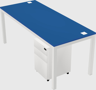Rectangular desk