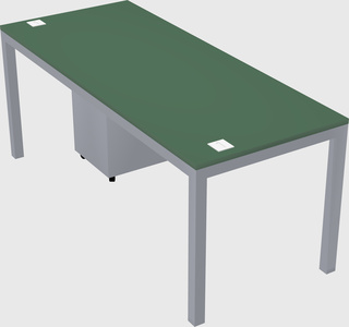 Rectangular desk