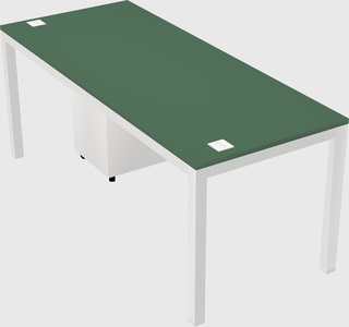 Rectangular desk