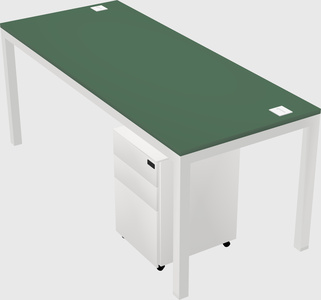 Rectangular desk