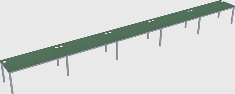 Rectangular desk