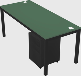 Rectangular desk