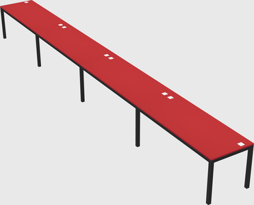 Rectangular desk