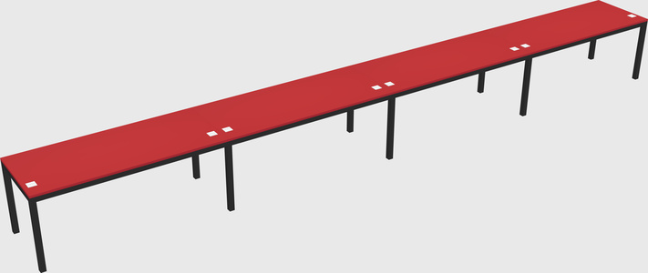 Rectangular desk