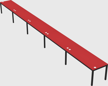 Rectangular desk