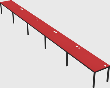 Rectangular desk