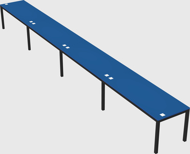 Rectangular desk