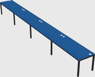 Rectangular desk