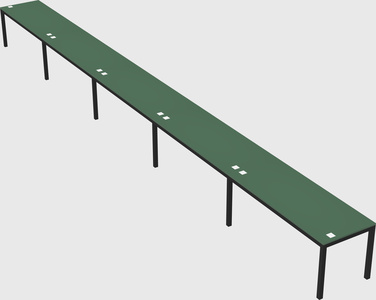 Rectangular desk