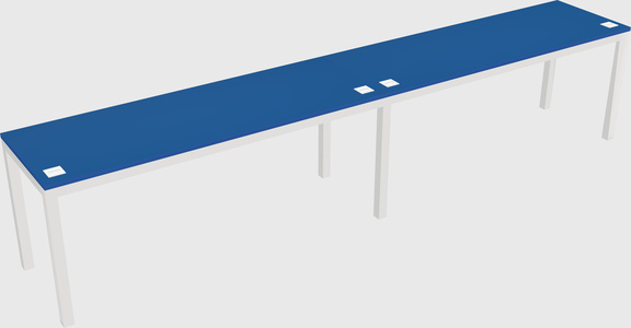 Rectangular desk