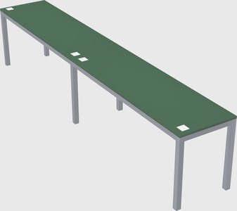 Rectangular desk