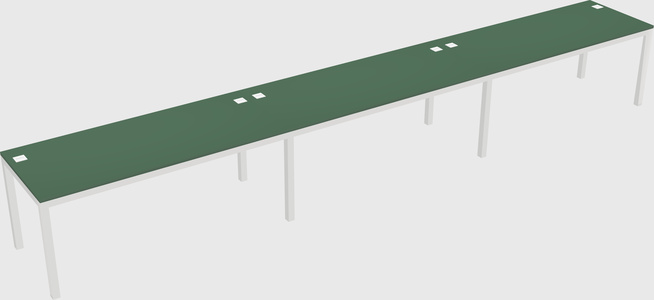 Rectangular desk
