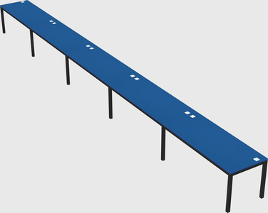 Rectangular desk