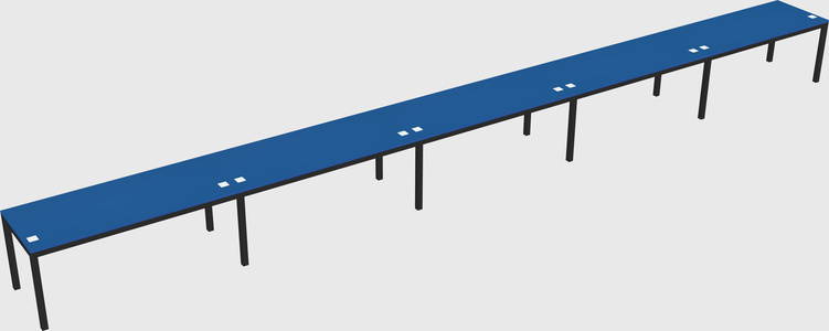 Rectangular desk