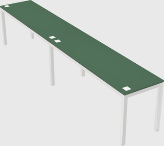Rectangular desk