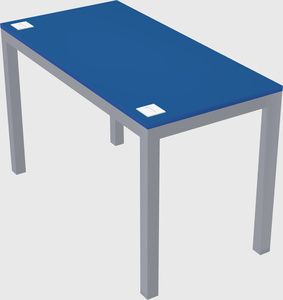 Rectangular desk